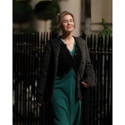 Renée Zellweger Bridget Jones Mad About the Boy Fur Coat